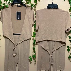 Fashion nova all tied up biker short set